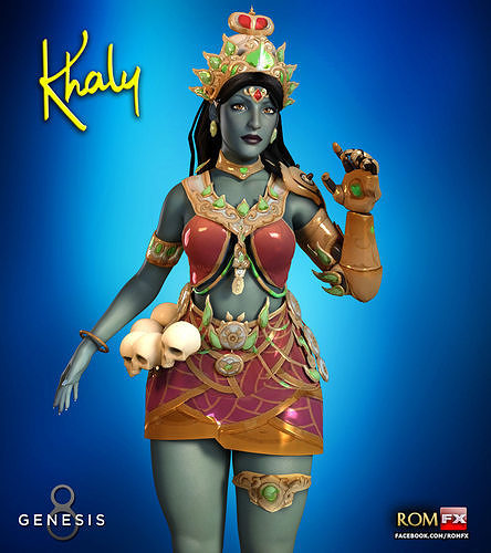 Khaly For G8F And G81F 3D model