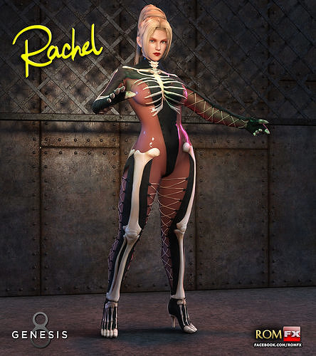 Rachel For G8F And G81F 3D model