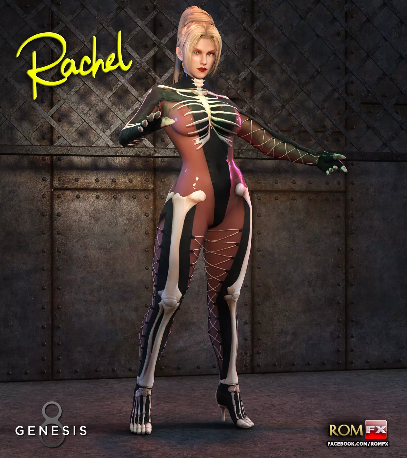 Rachel For G8F And G81F 3D model_0