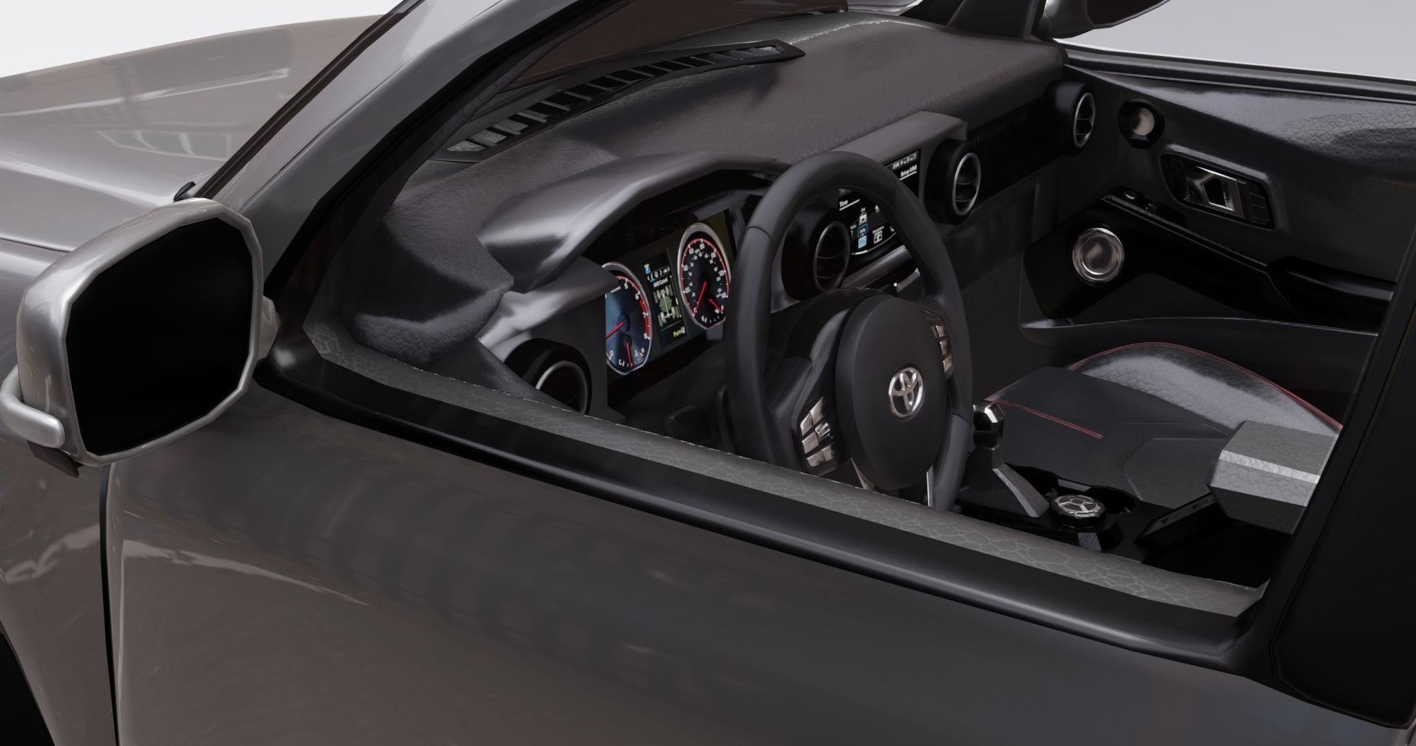 Toyota Tacoma  2020  Low-poly 3D model_23