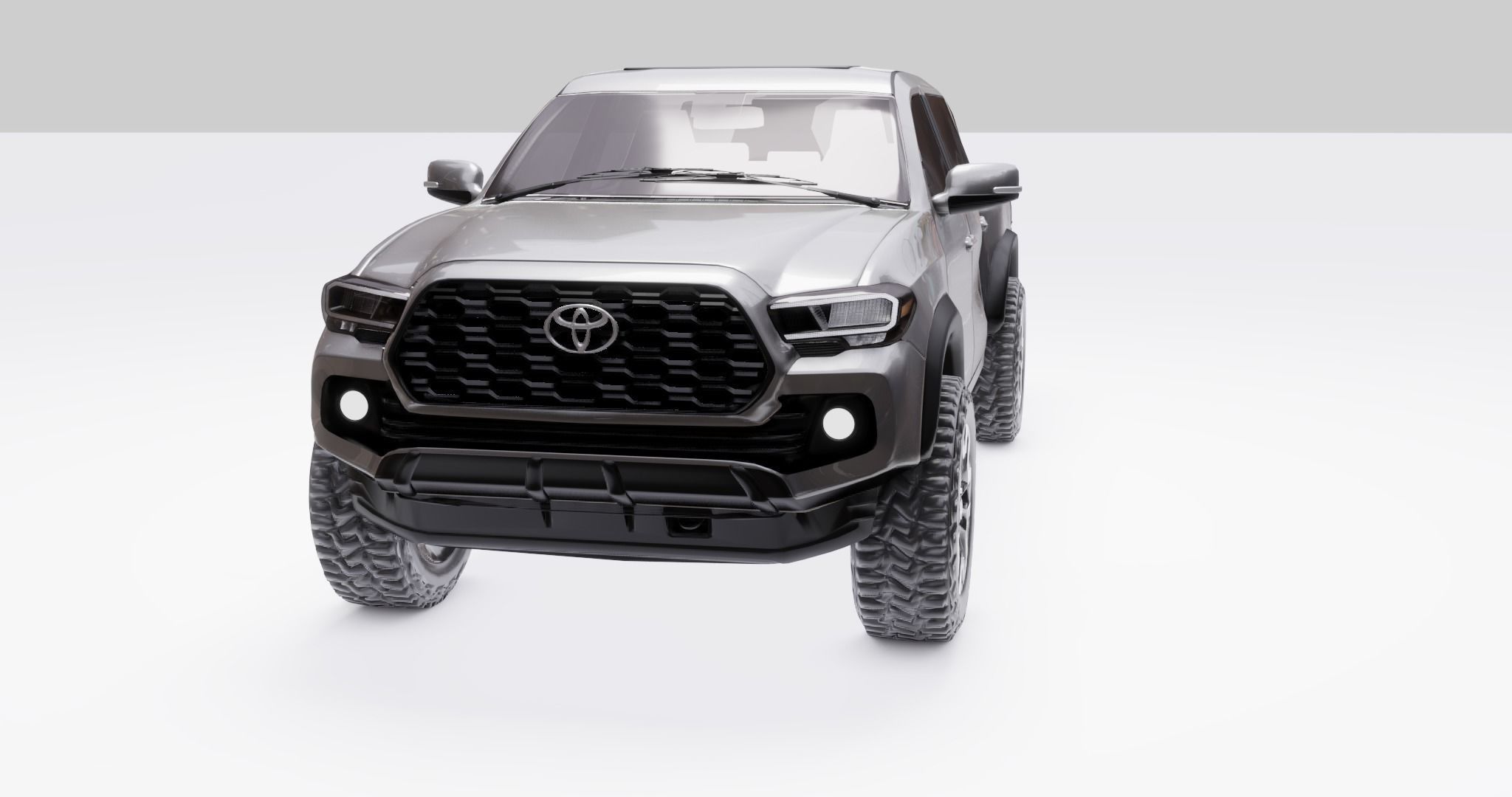 Toyota Tacoma  2020  Low-poly 3D model_4