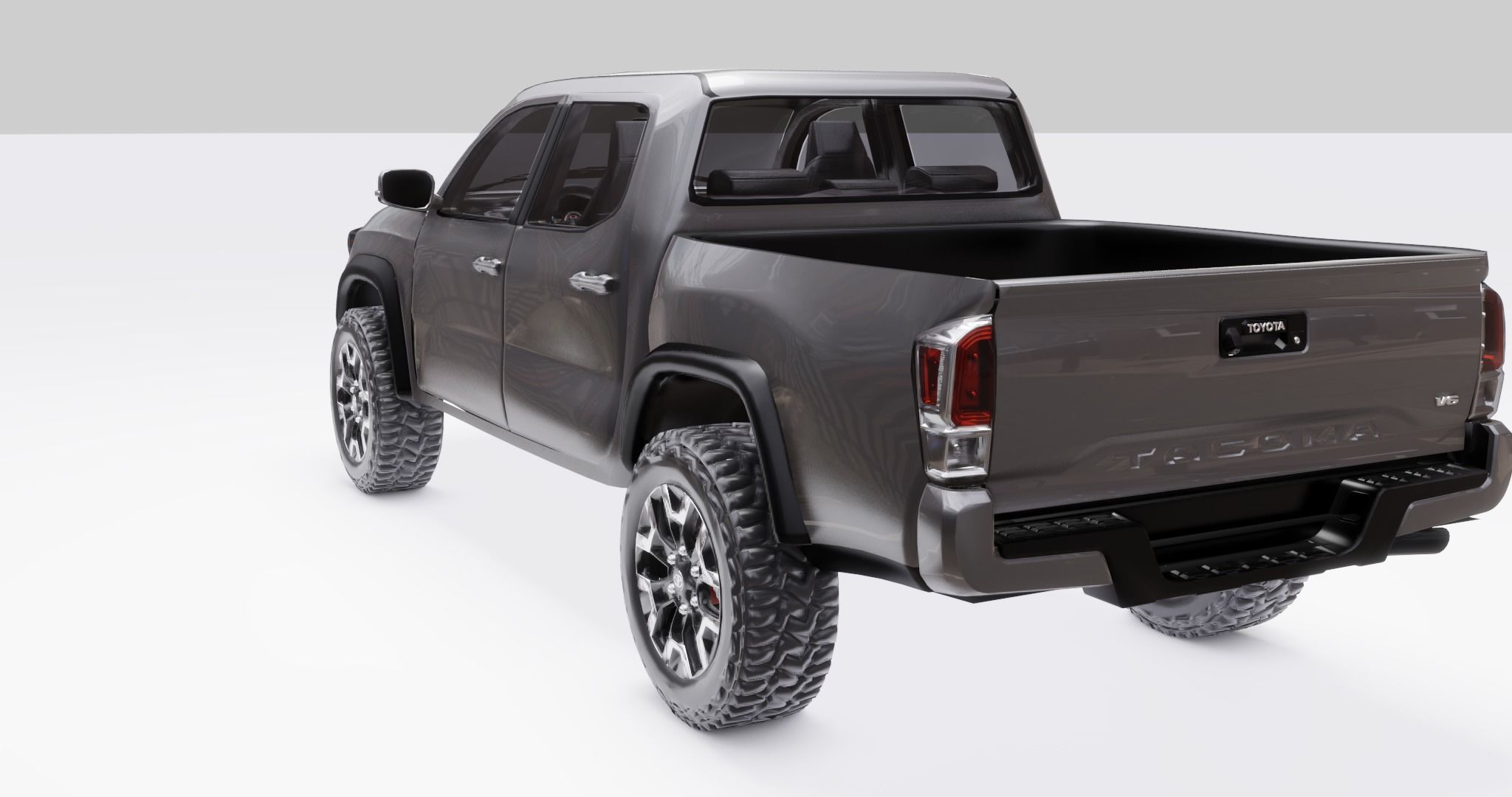 Toyota Tacoma  2020  Low-poly 3D model_12