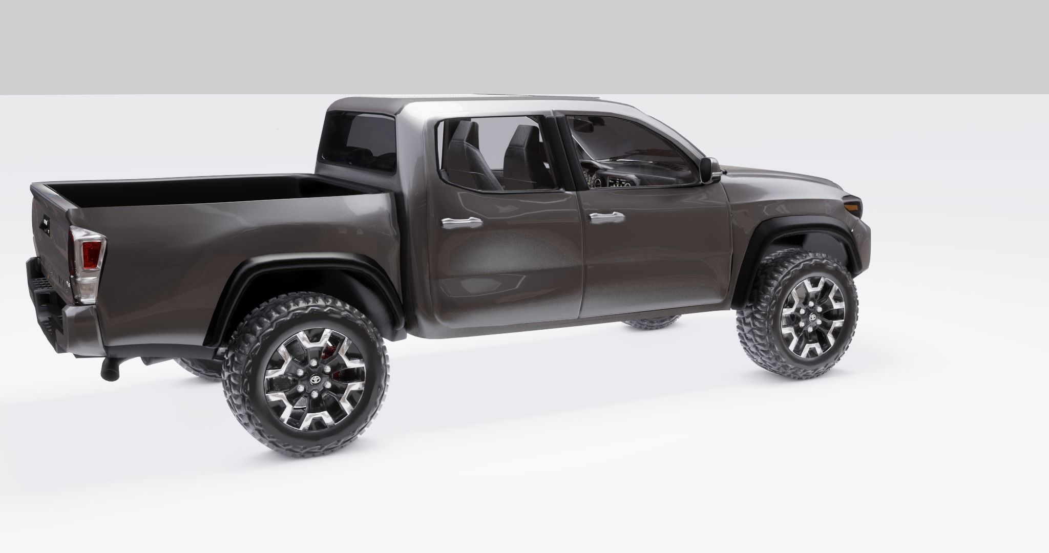 Toyota Tacoma  2020  Low-poly 3D model_17