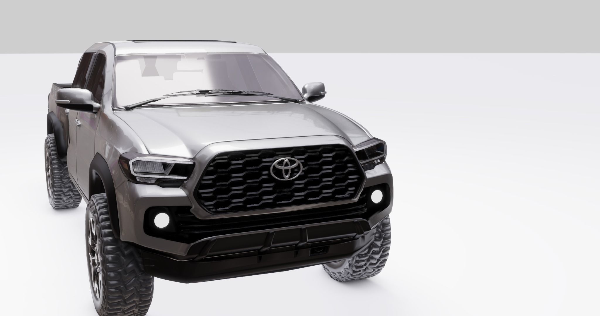 Toyota Tacoma  2020  Low-poly 3D model_22