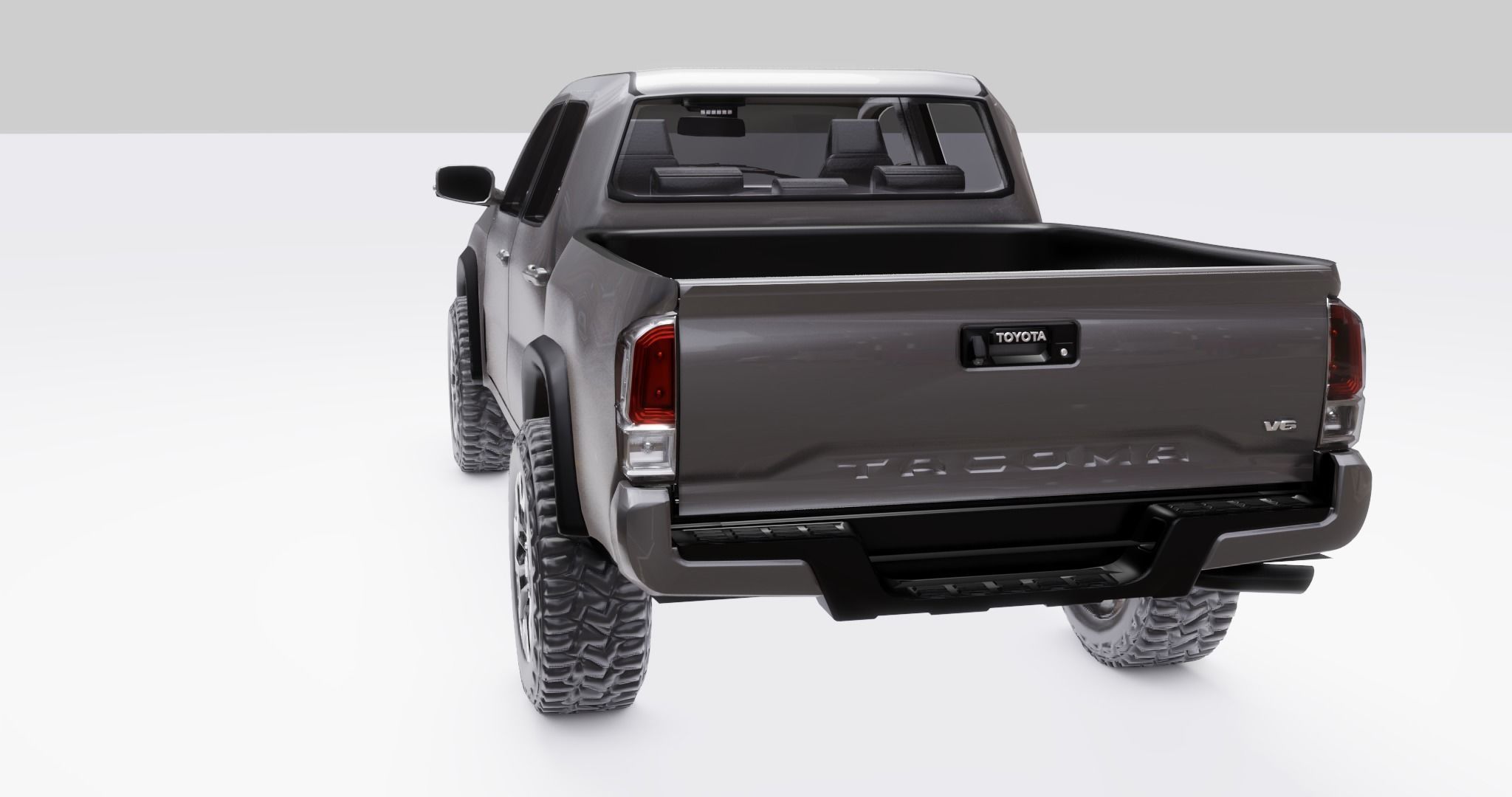 Toyota Tacoma  2020  Low-poly 3D model_13