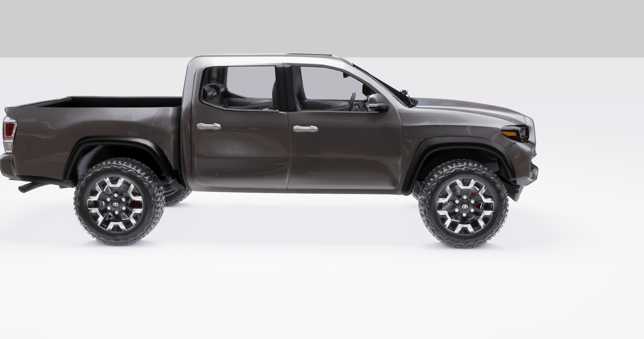 Toyota Tacoma  2020  Low-poly 3D model_19