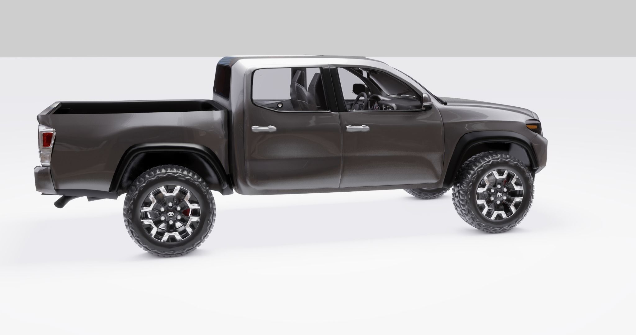 Toyota Tacoma  2020  Low-poly 3D model_18