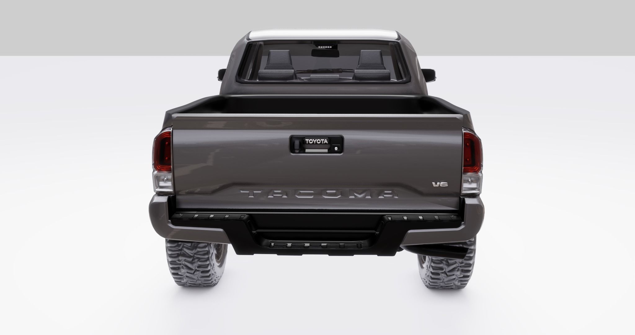 Toyota Tacoma  2020  Low-poly 3D model_14