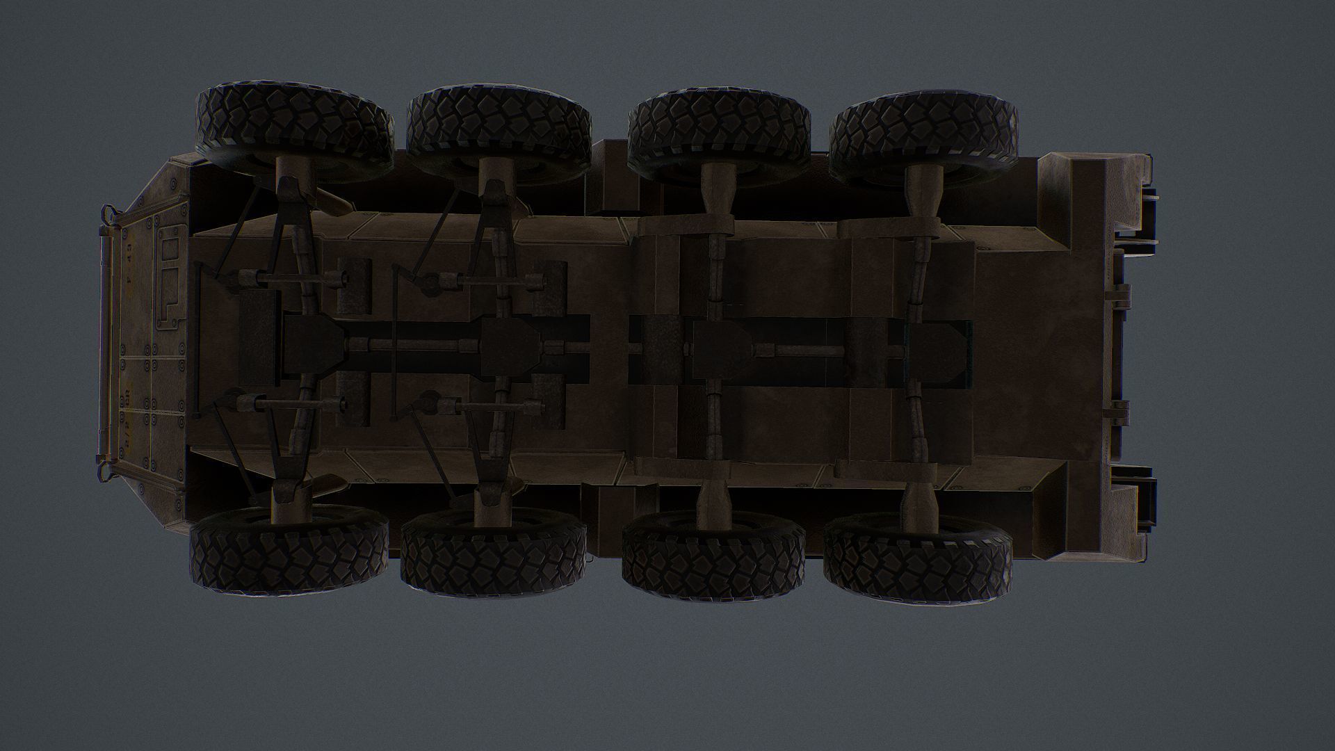 Stryker A1 IM-SHORAD Low-poly 3D model_14