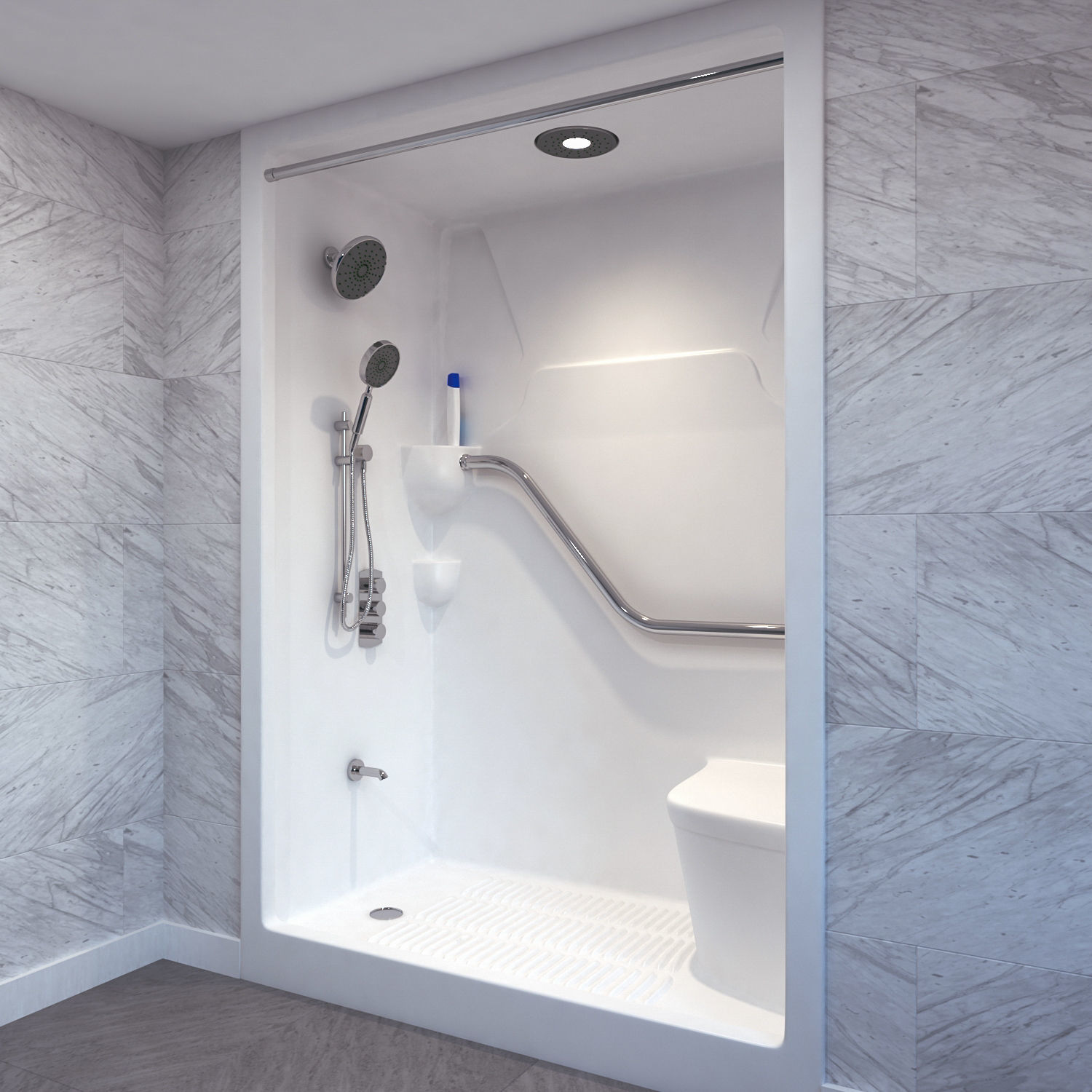 Shower Cabin 3D model_2