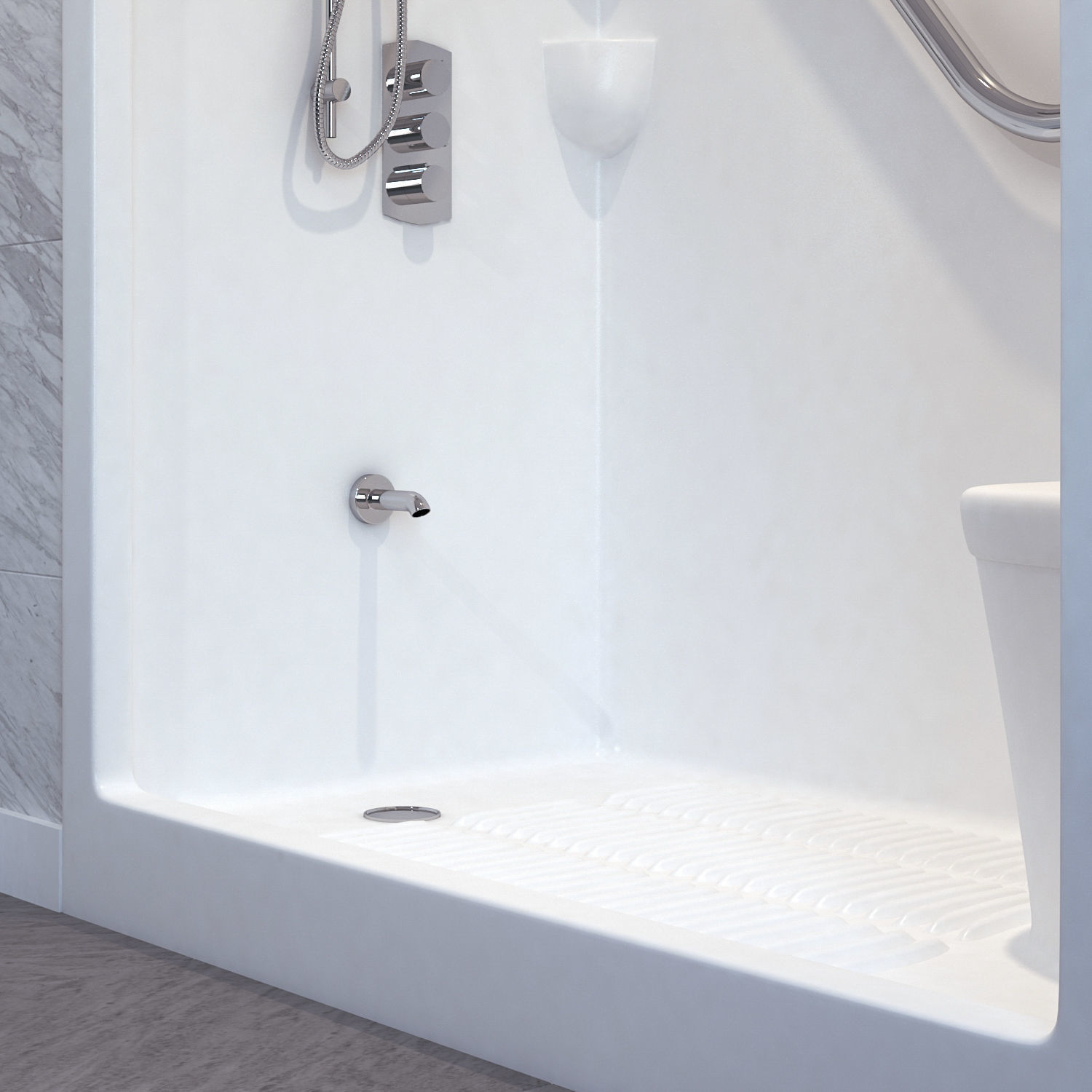 Shower Cabin 3D model_8