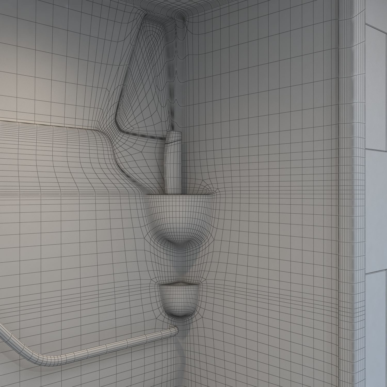 Shower Cabin 3D model_11
