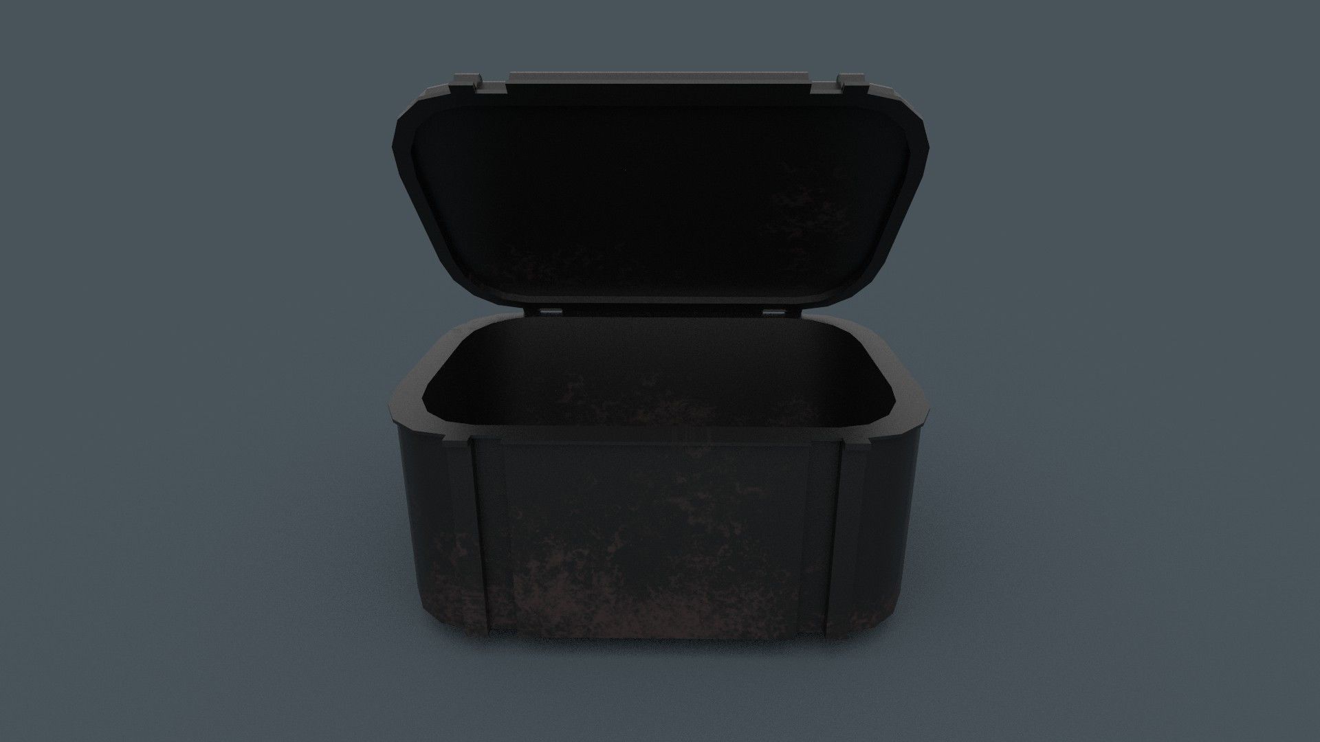 Box Army Crate Low-poly 3D model_2