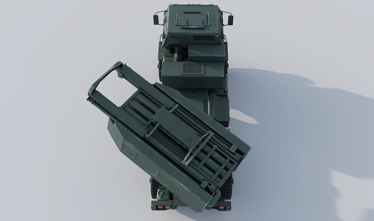 M142 HIMARS Low-poly 3D model_36
