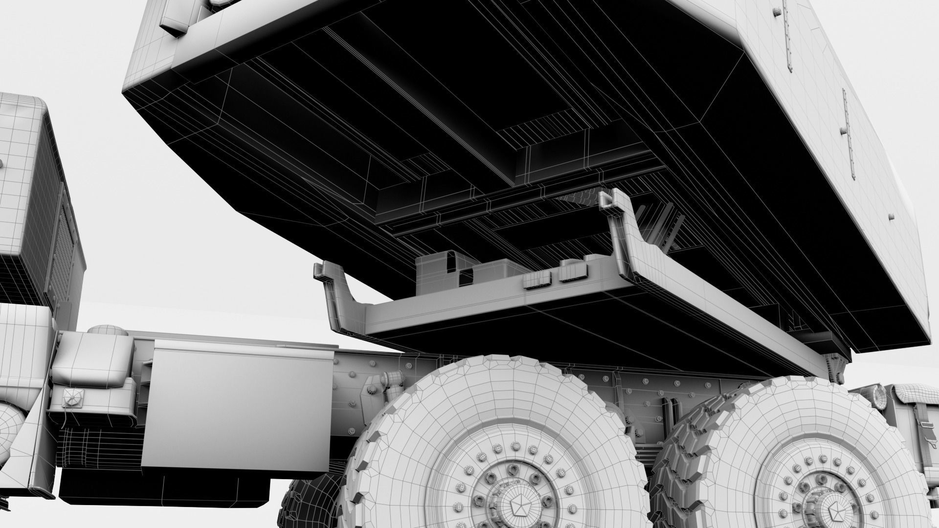 M142 HIMARS Low-poly 3D model_48