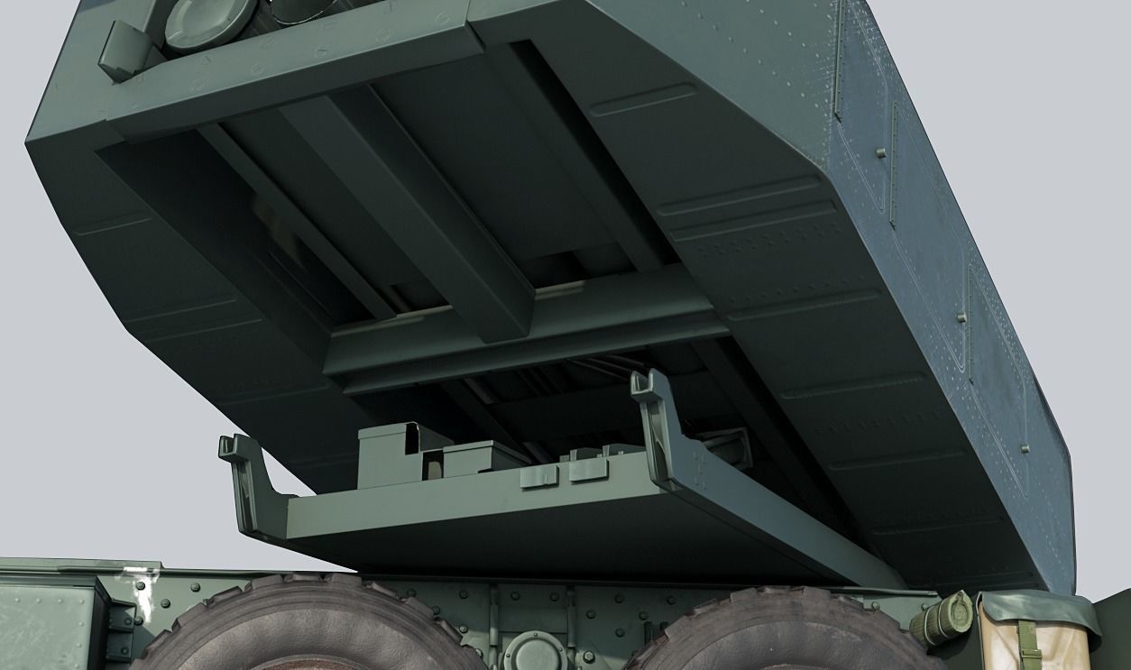 M142 HIMARS Low-poly 3D model_27