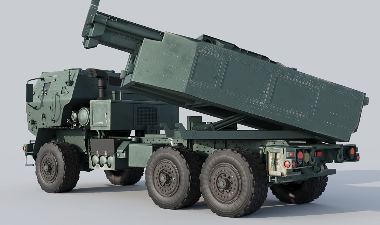 M142 HIMARS Low-poly 3D model_28
