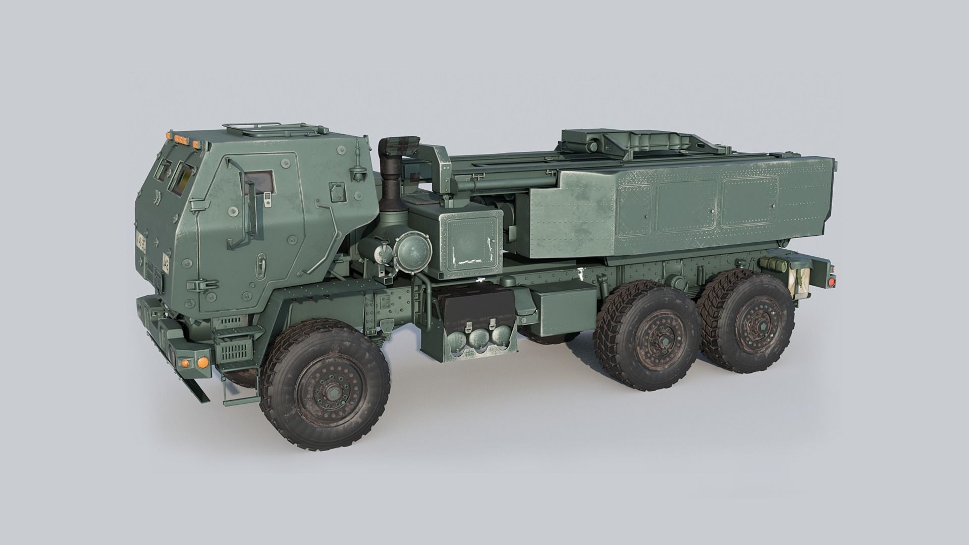 M142 HIMARS Low-poly 3D model_14