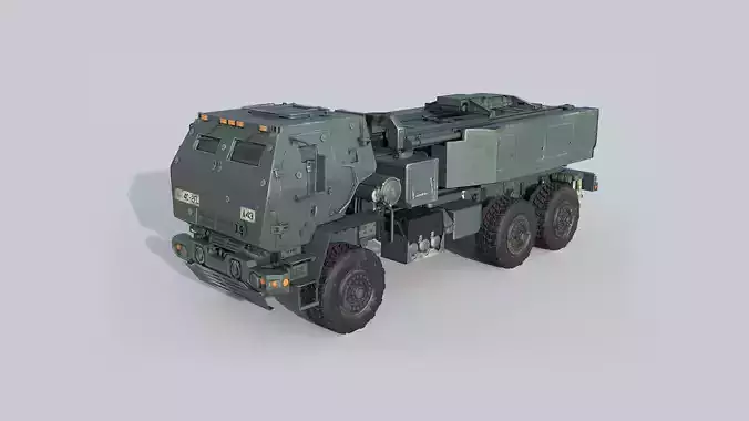 M142  HIMARS  Low-poly 3D model