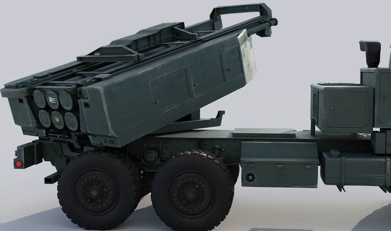 M142 HIMARS Low-poly 3D model_32