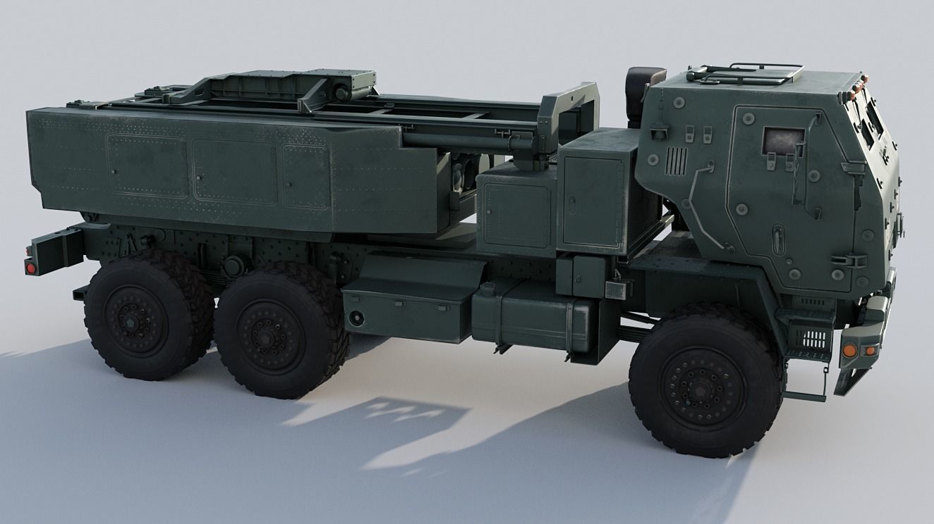 M142 HIMARS Low-poly 3D model_13