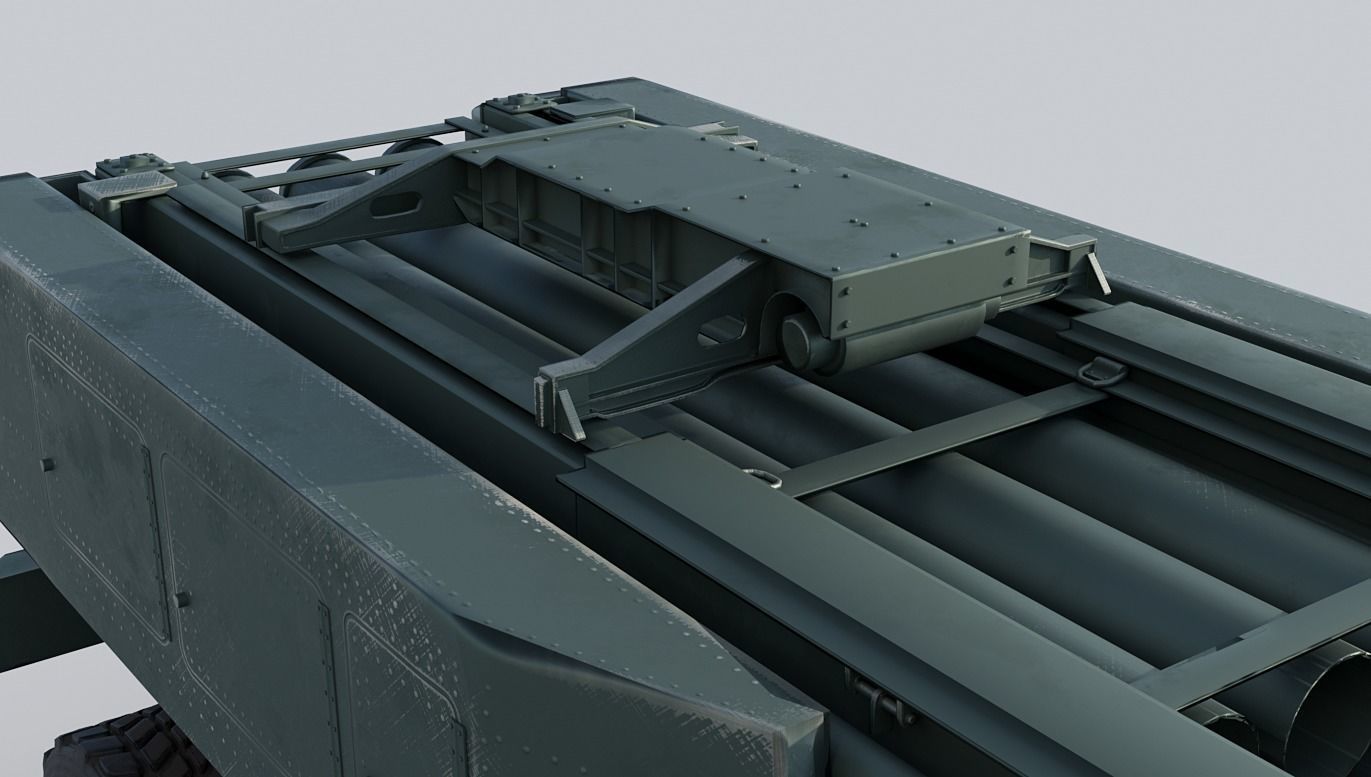 M142 HIMARS Low-poly 3D model_4