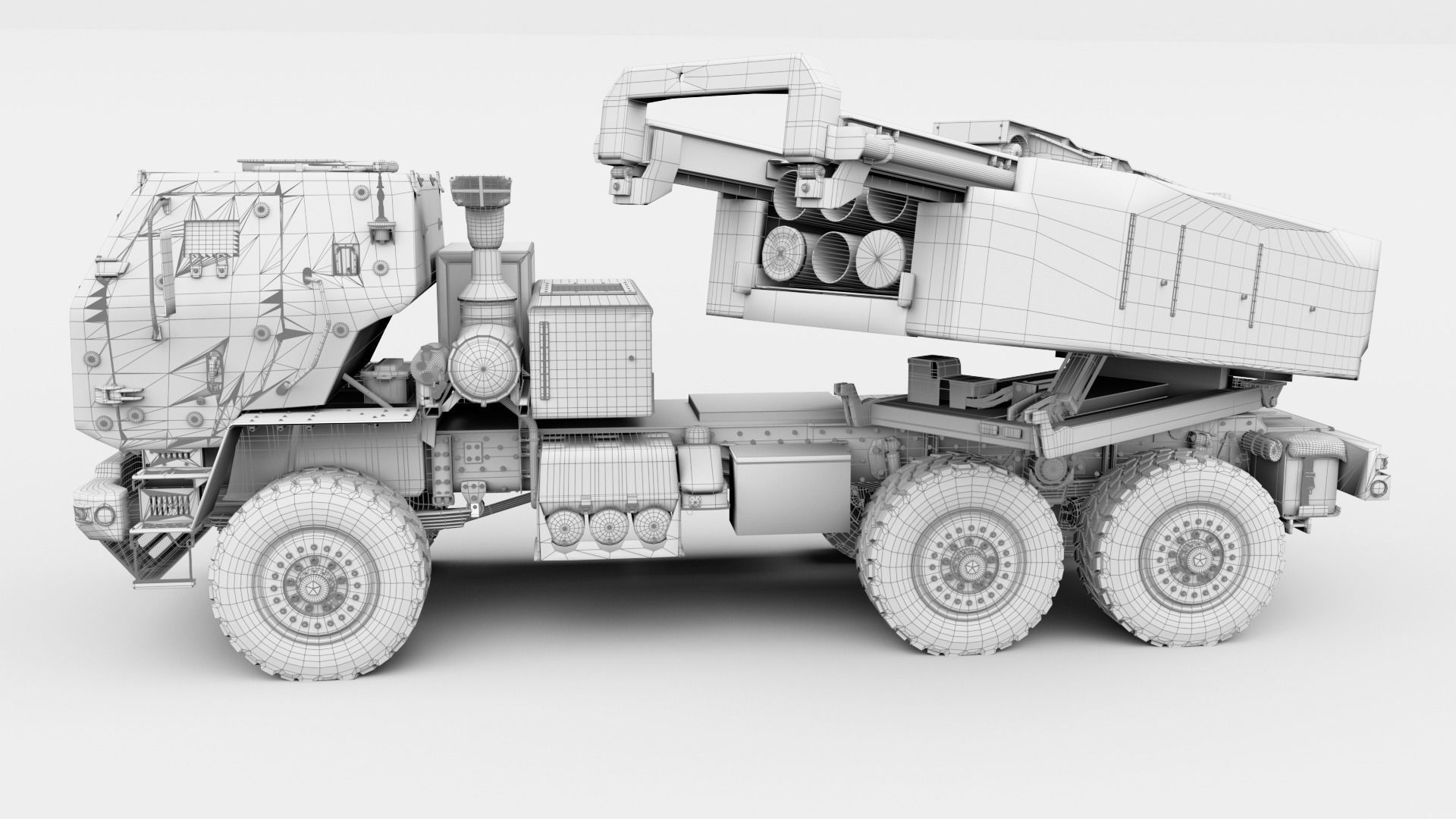 M142 HIMARS Low-poly 3D model_51