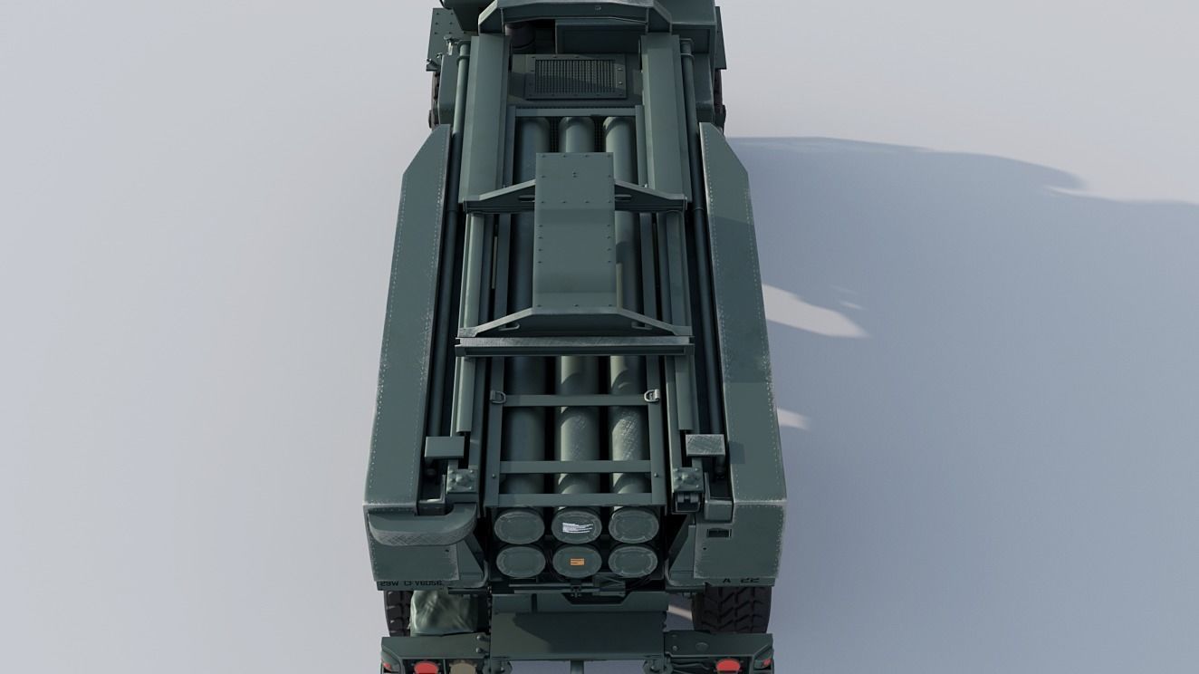 M142 HIMARS Low-poly 3D model_10