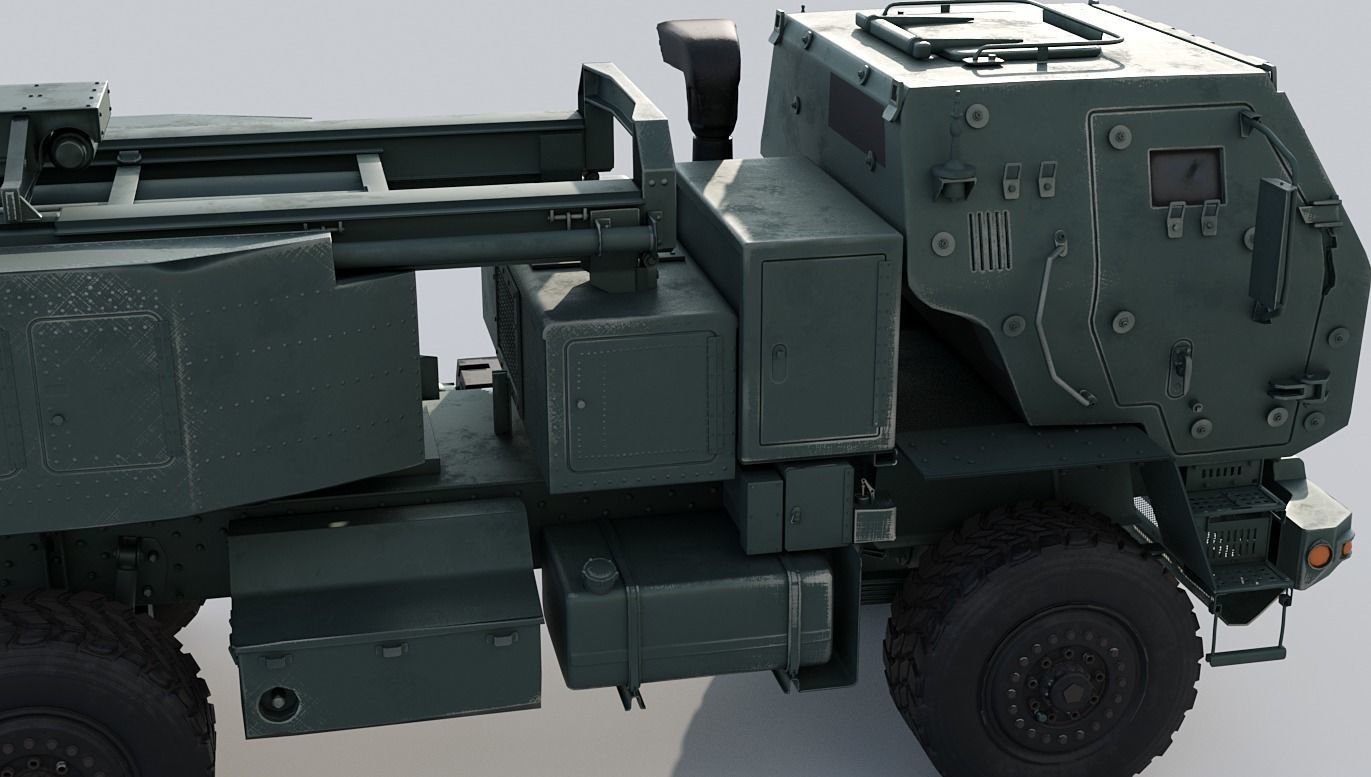 M142 HIMARS Low-poly 3D model_11