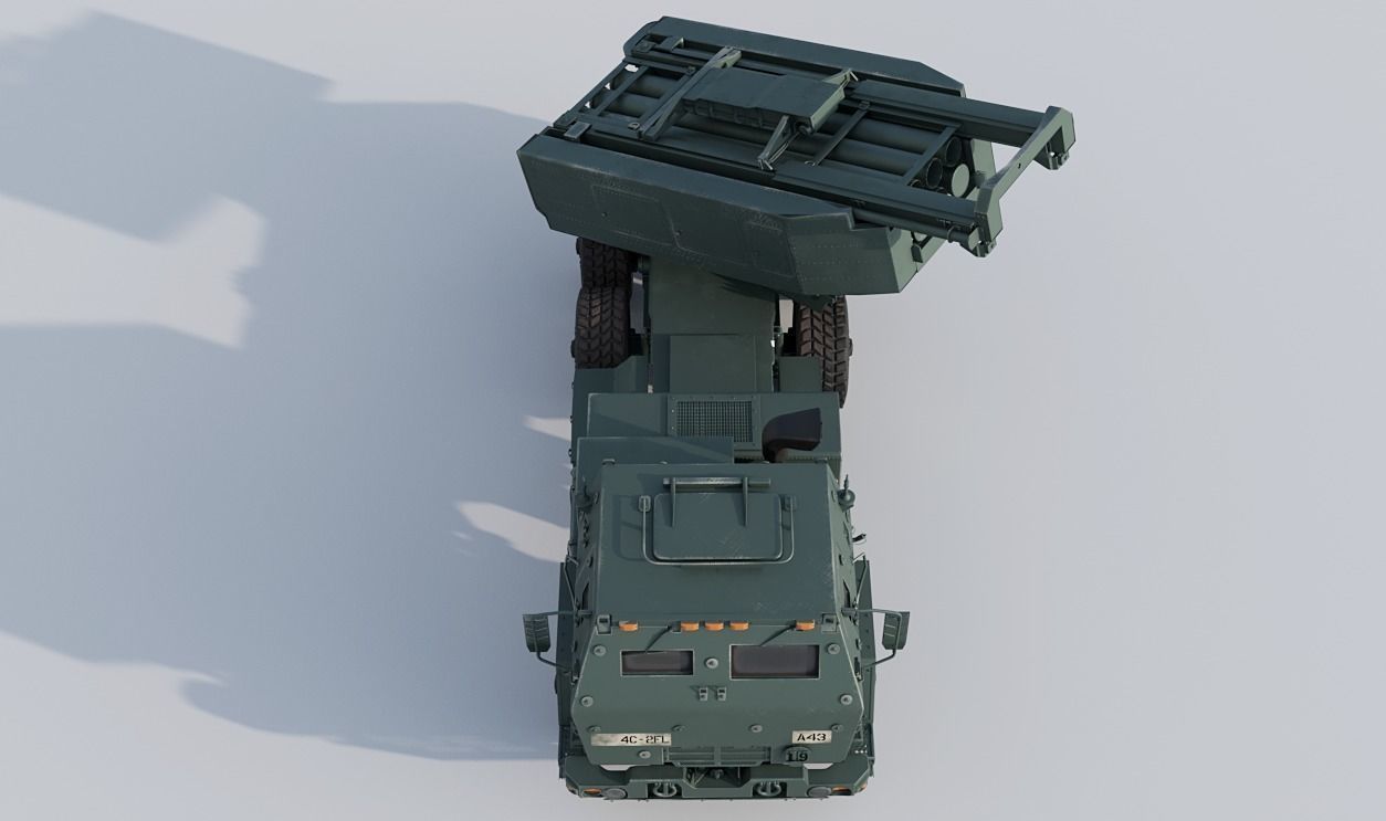 M142 HIMARS Low-poly 3D model_34
