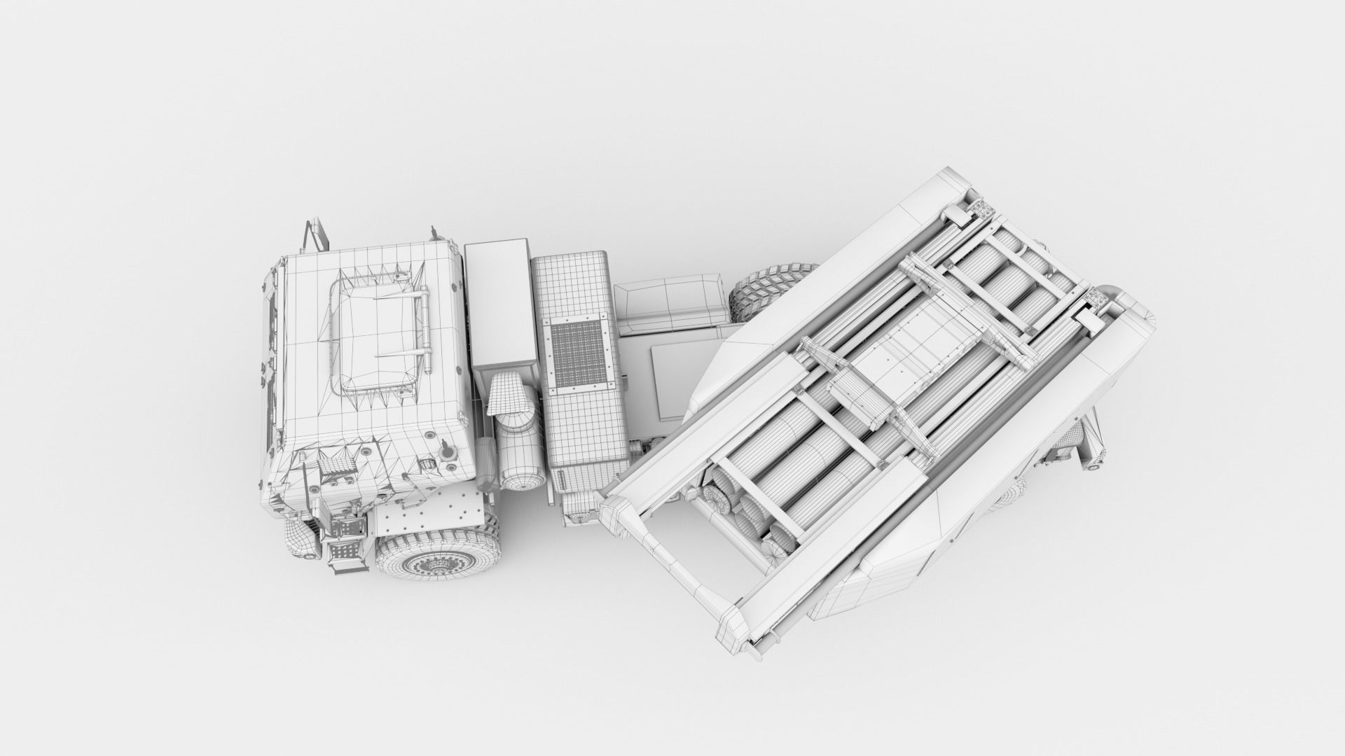 M142 HIMARS Low-poly 3D model_50