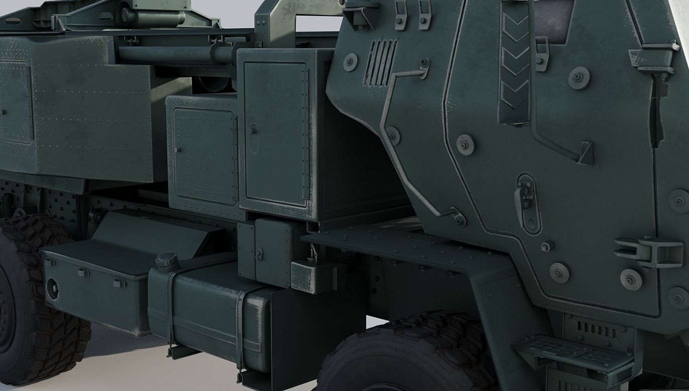 M142 HIMARS Low-poly 3D model_6