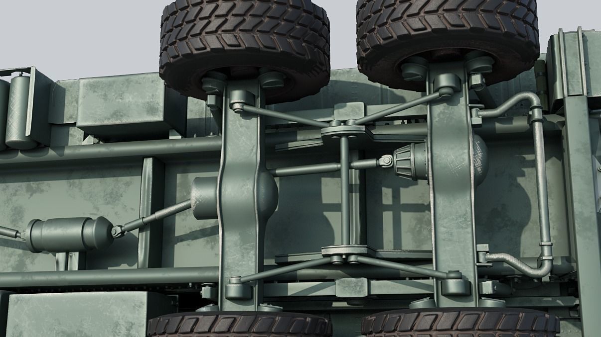 M142 HIMARS Low-poly 3D model_39