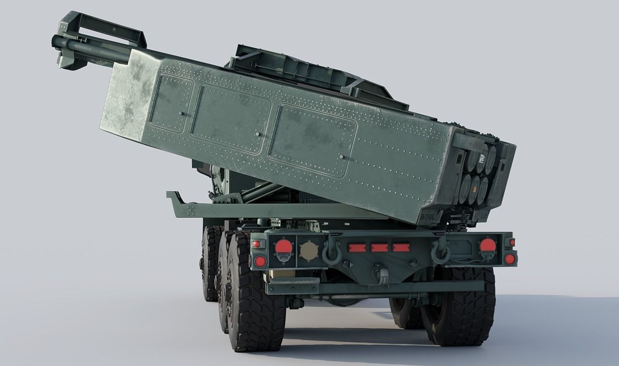 M142 HIMARS Low-poly 3D model_29