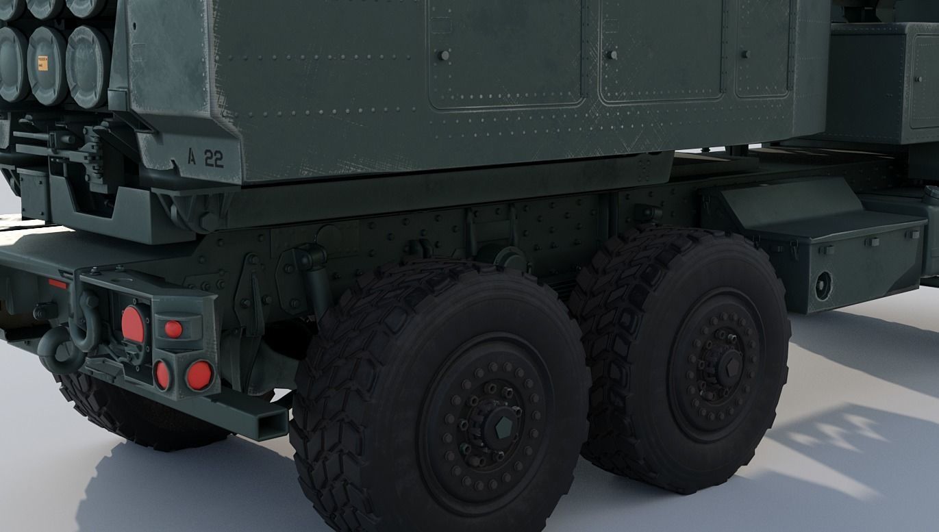 M142 HIMARS Low-poly 3D model_22