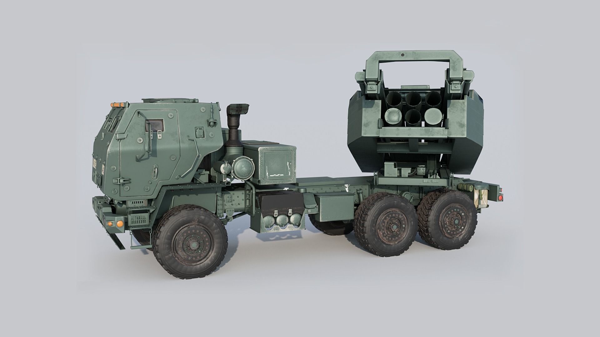 M142 HIMARS Low-poly 3D model_20