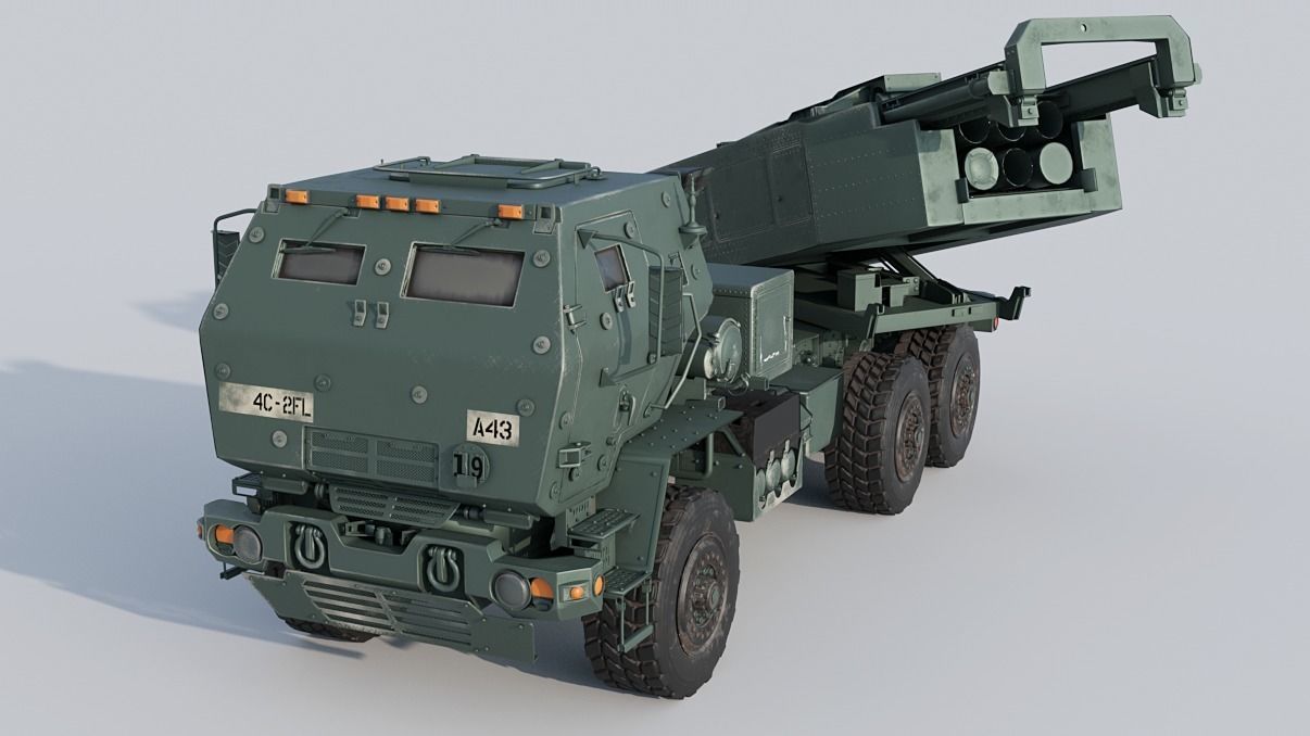 M142 HIMARS Low-poly 3D model_18