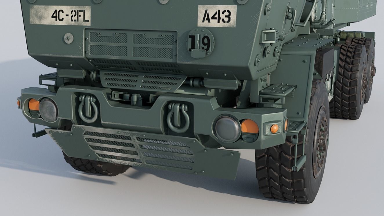 M142 HIMARS Low-poly 3D model_2