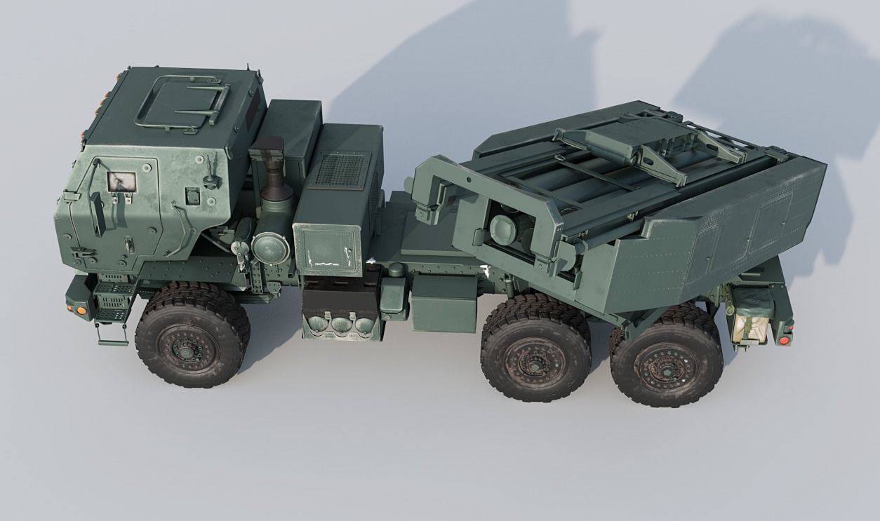M142 HIMARS Low-poly 3D model_37