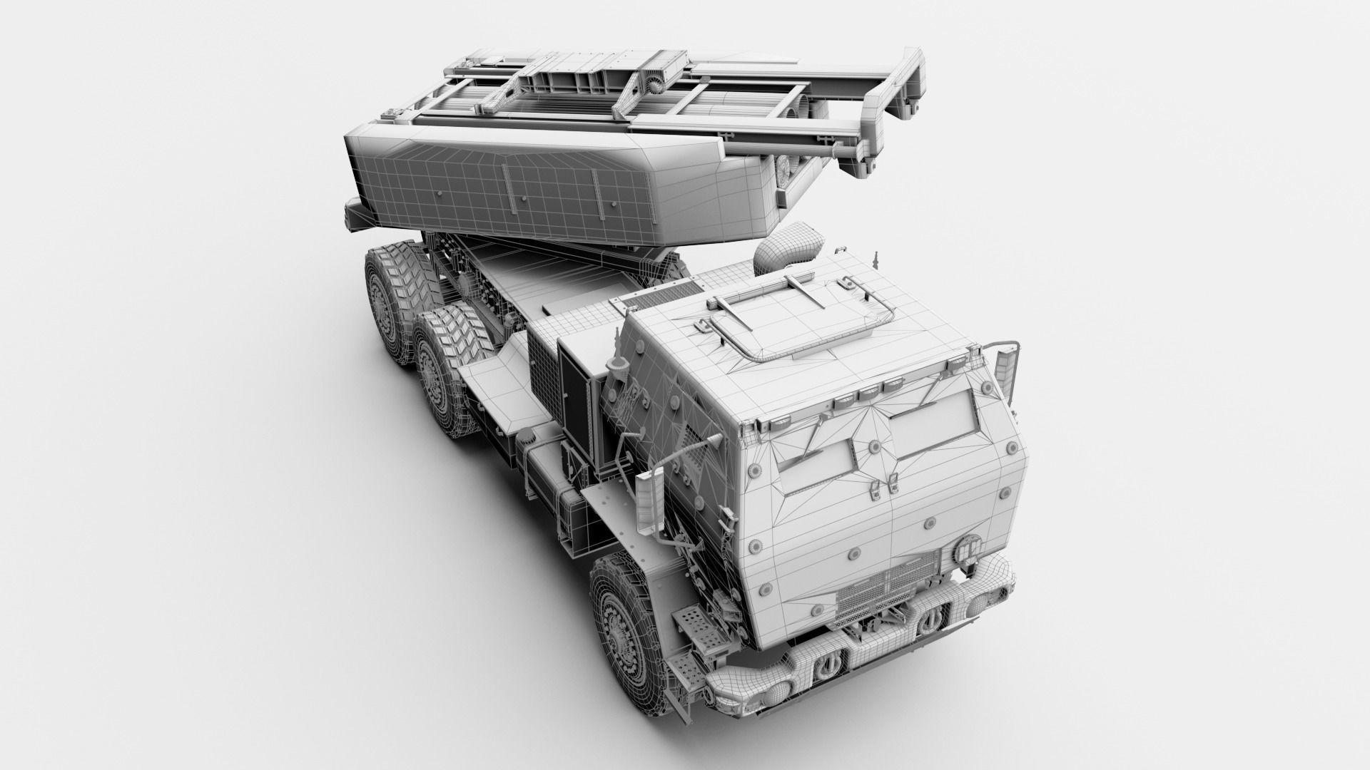 M142 HIMARS Low-poly 3D model_44
