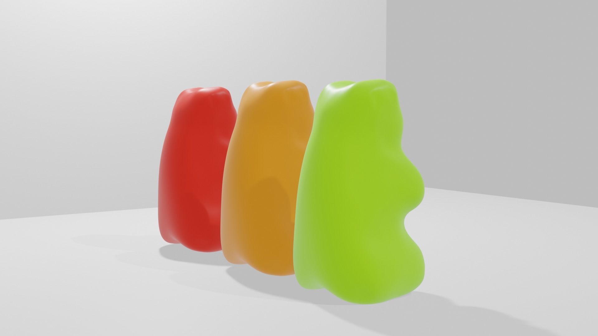 marmalade candy bear Free 3D model_7