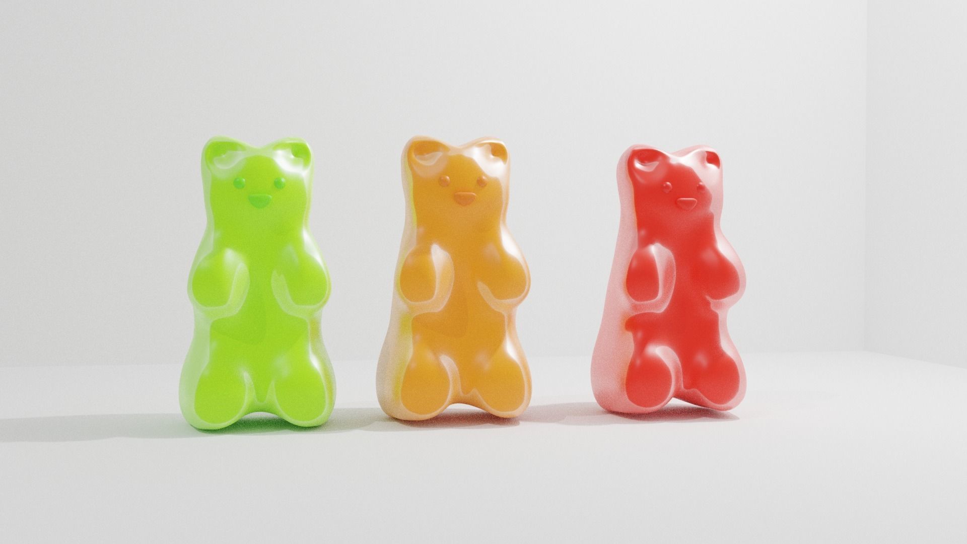 marmalade candy bear Free 3D model_3