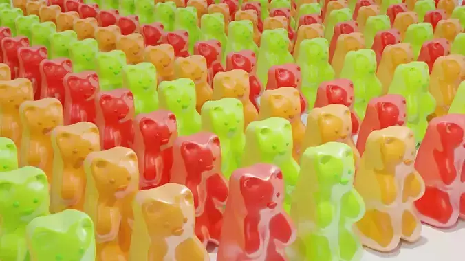 marmalade candy bear Free 3D model