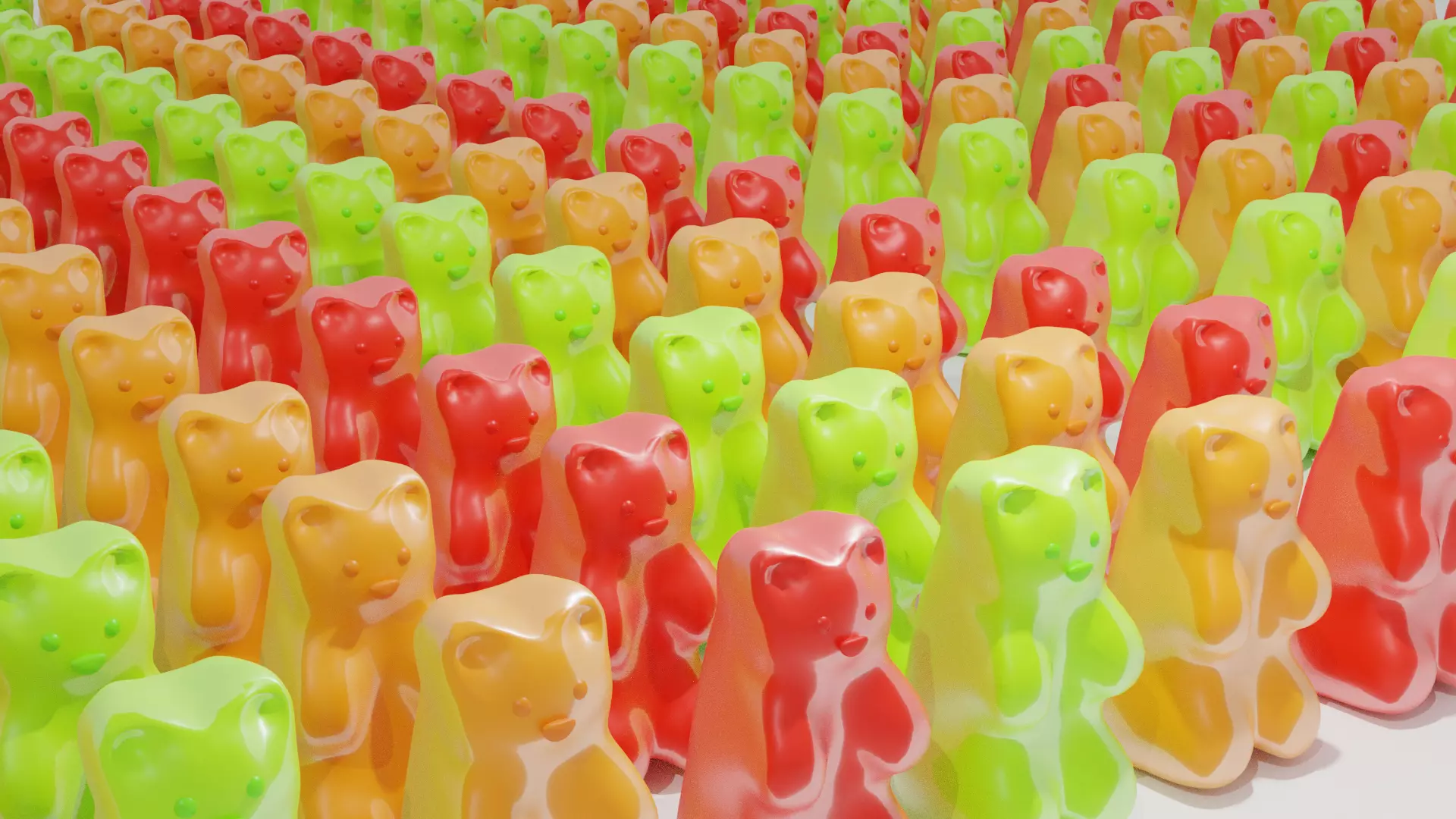 marmalade candy bear Free 3D model_0