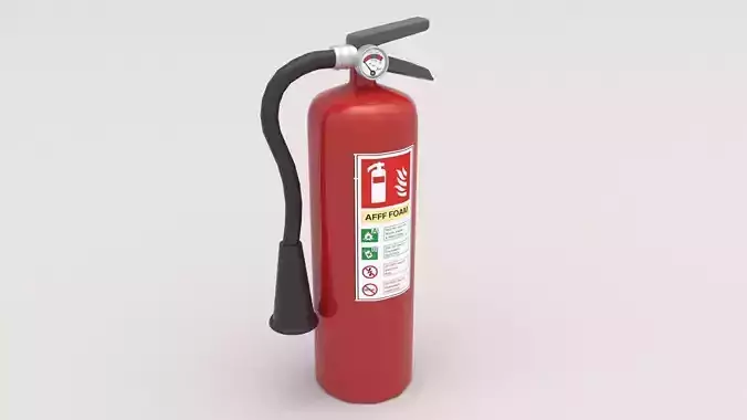 Fire Extinguisher 02 Low-poly 3D model