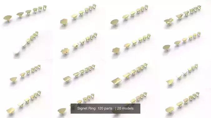 Signet Ring  120 parts  