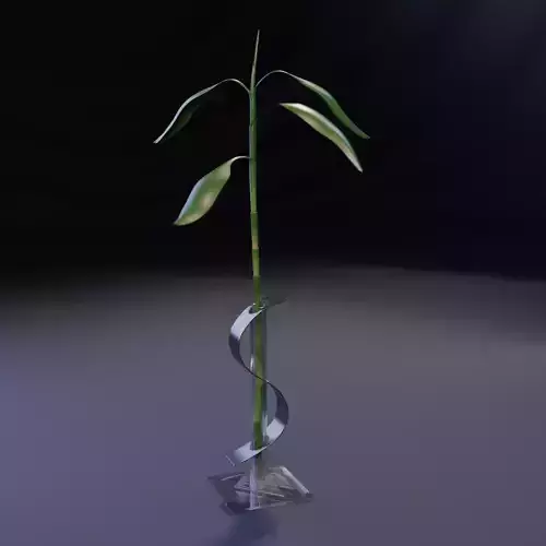 Modern Glass Plant Vase Base