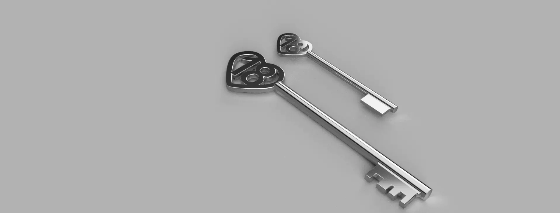 KEY pendant cake decoration Free 3D print model
