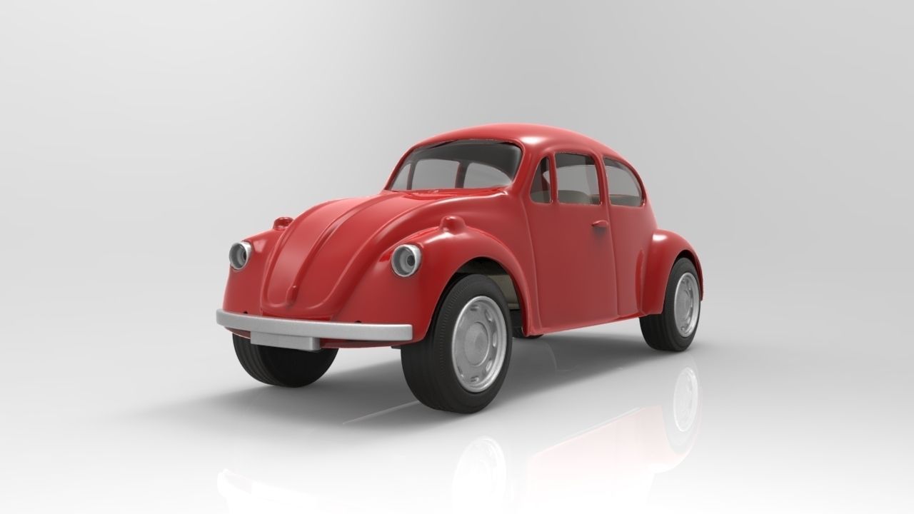 Toy Beetle 3D model_4
