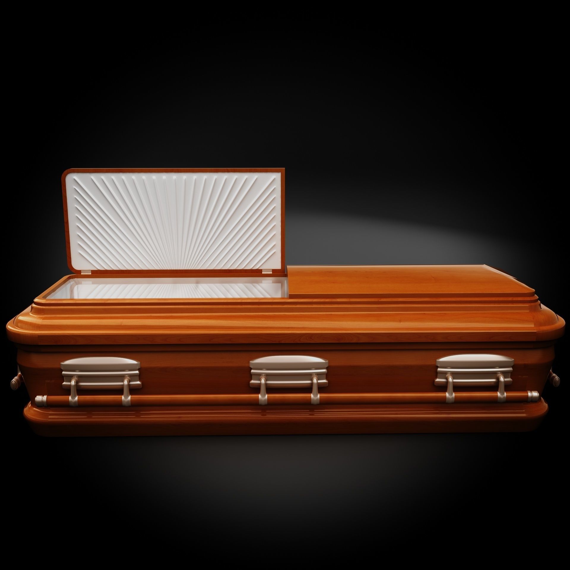  High Def Classic Coffin Wood Modern Italian 3D model_2